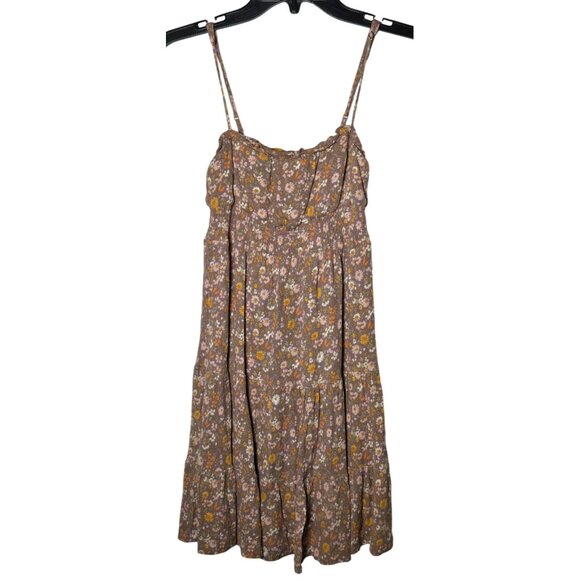 Becool Dresses & Skirts - Becool Women Multicolor Floral Babydoll Mini Dress Size Small Cottage Boho Fairy